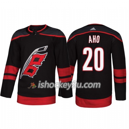 Mænd NHL Carolina Hurricanes Trøje Aho 20 Adidas 2018-19 Alternate Authentic